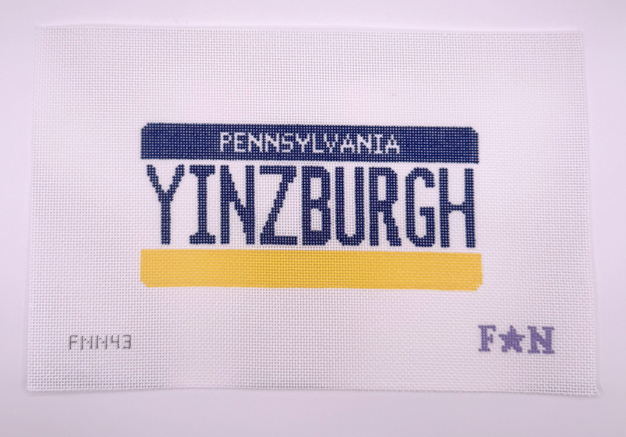 Yinzburgh License Plate