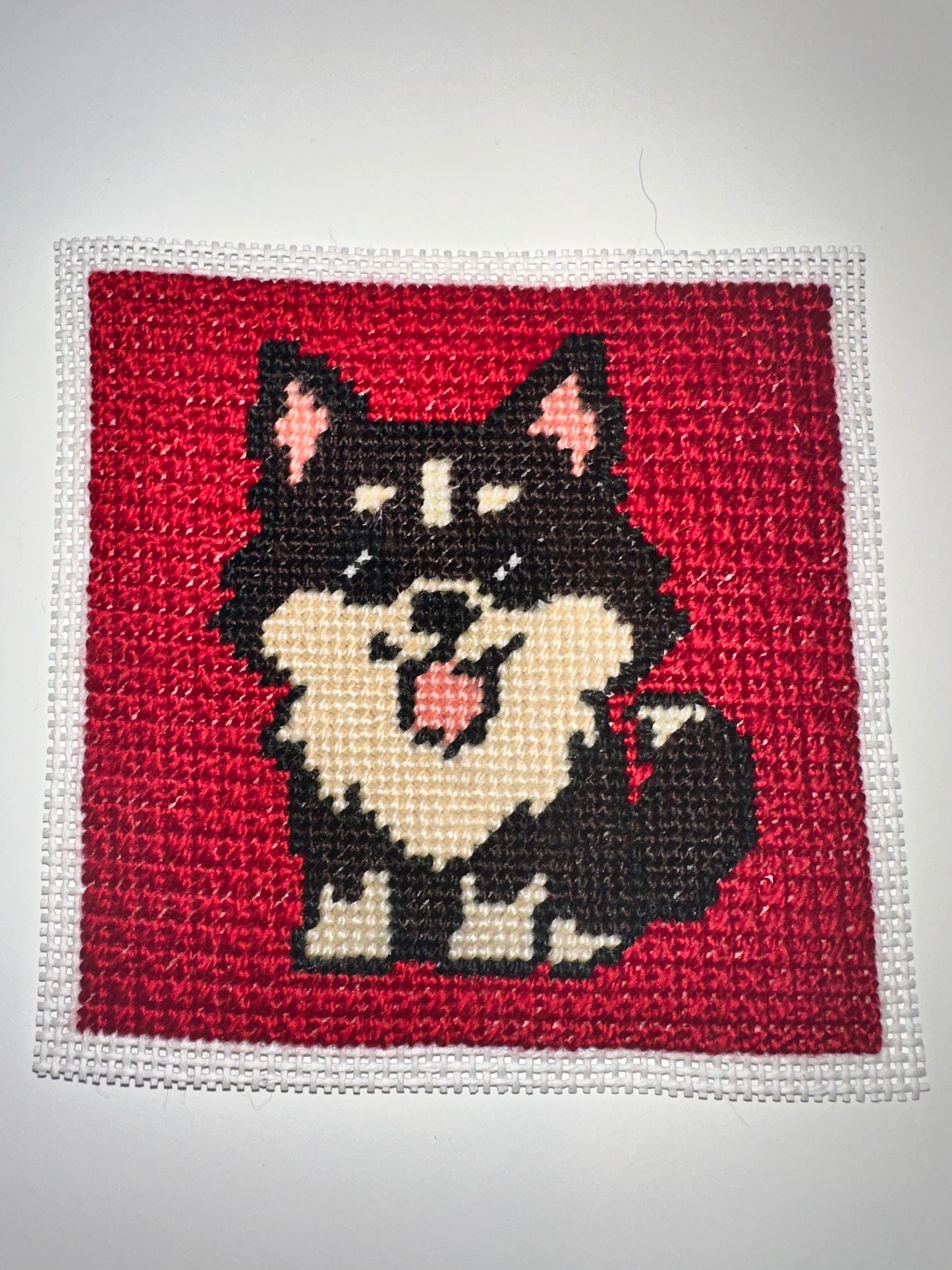 Milo Needlepoint Canvas — Preorder, Ships in 4–6 Weeks