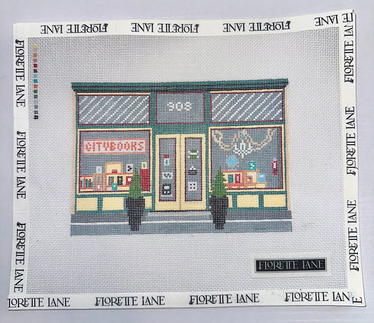 City Books Needlepoint Canvas — Preorder, Ships in 4–6 Weeks